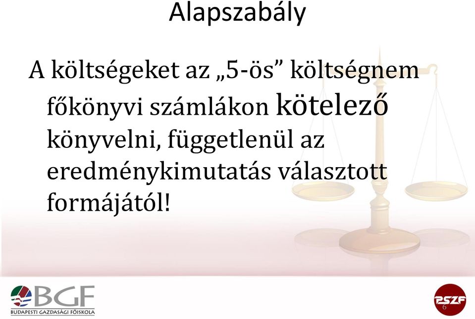 kötelező könyvelni, függetlenül az