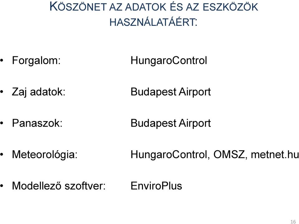 Airport Panaszok: Budapest Airport Meteorológia: