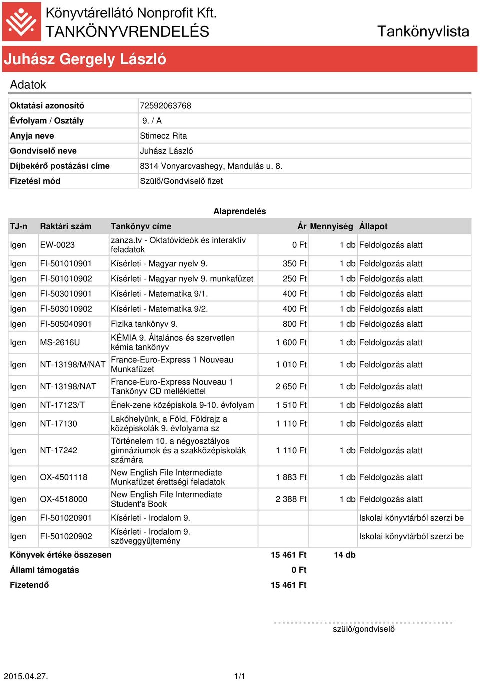 40 FI-505040901 Fizika tankönyv 9.
