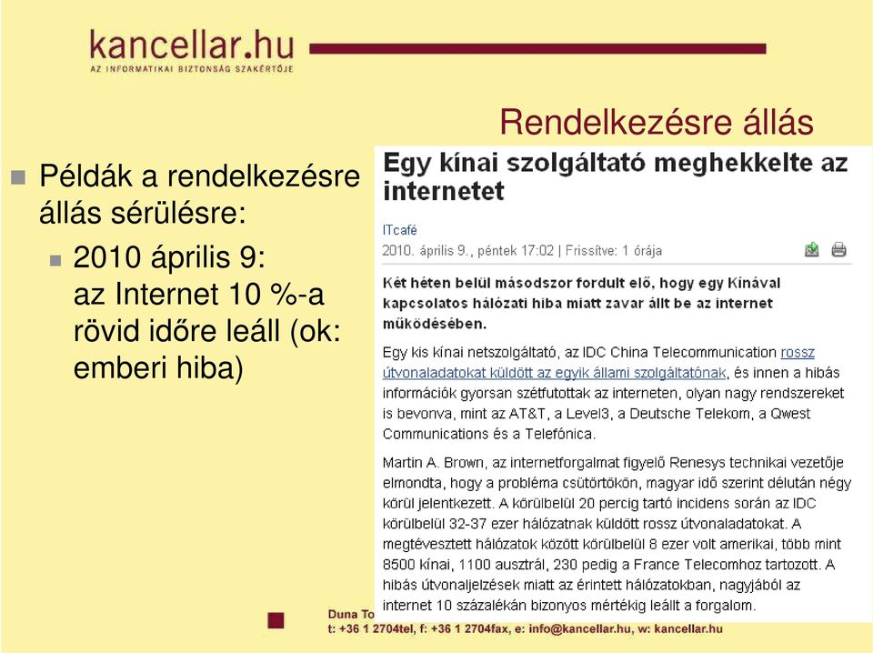 2010 április 9: az Internet 10