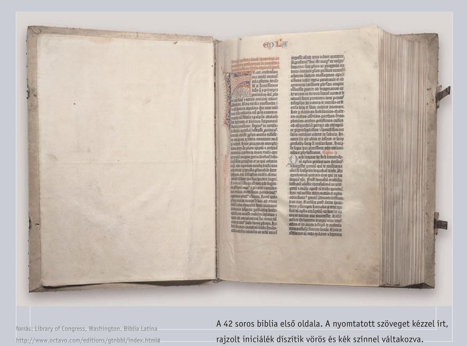 html# A 42 soros biblia elsô oldala.