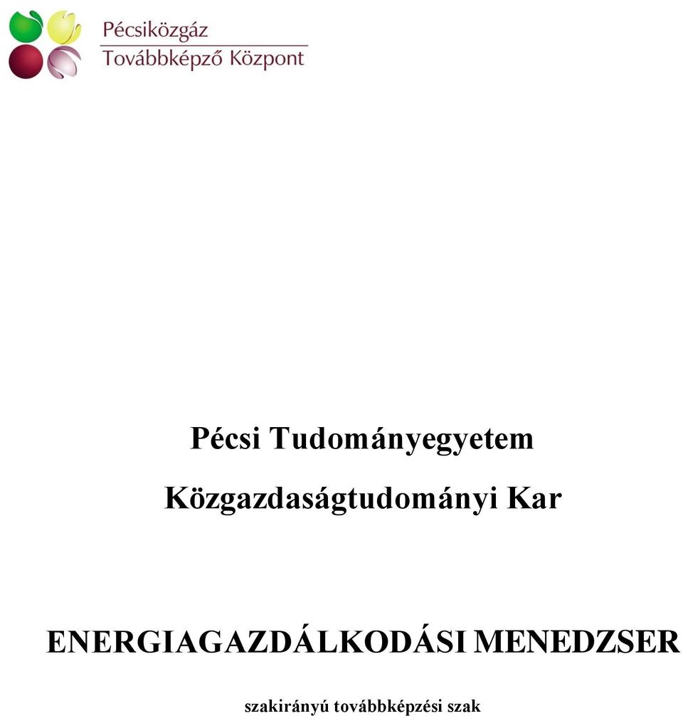 ENERGIAGAZDÁLKODÁSI