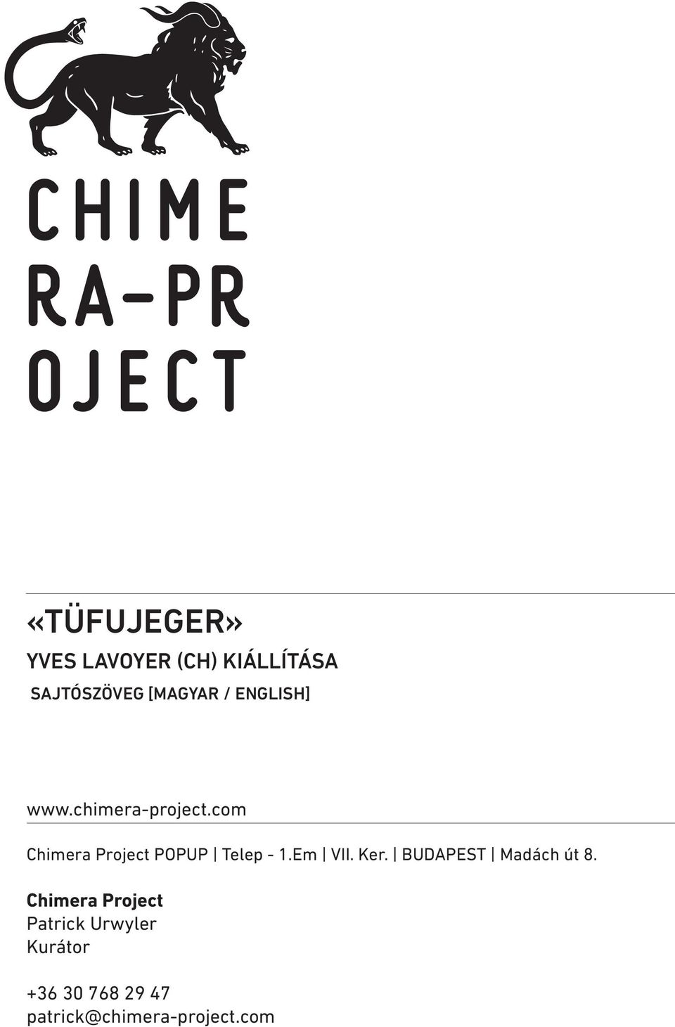 com Chimera Project POPUP Telep - 1.Em VII. Ker.