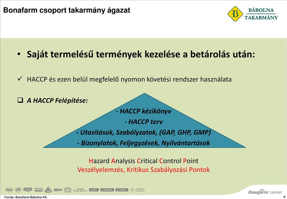 terv - Utasítások, Szabályzatok, (GAP, GHP, GMP) - Bizonylatok, Feljegyzések,