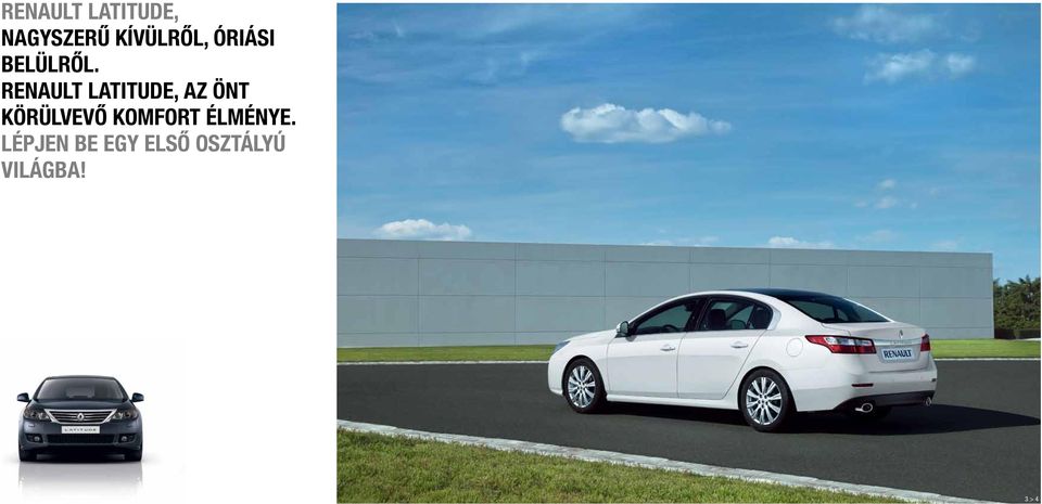 RENAULT LATITUDE, AZ ÖNT KÖRÜLVEVŐ