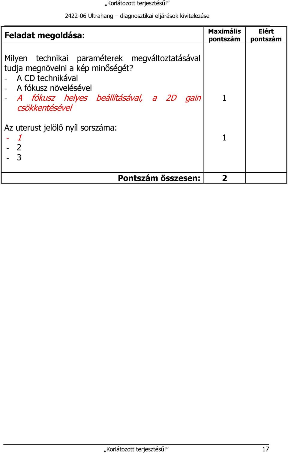 - A CD technikával - A fókusz növelésével - A fókusz helyes beállításával, a