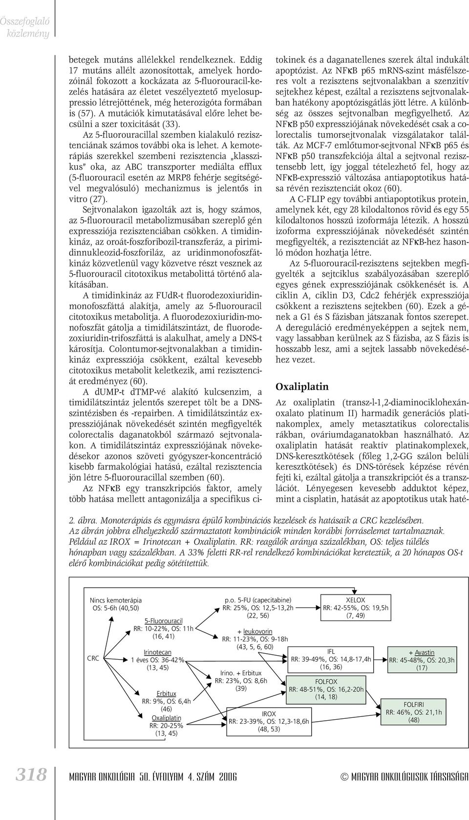 (57). A mutációk kimutatásával elôre lehet becsülni a szer toxicitását (33). Az 5-fluorouracillal szemben kialakuló rezisztenciának számos további oka is lehet.