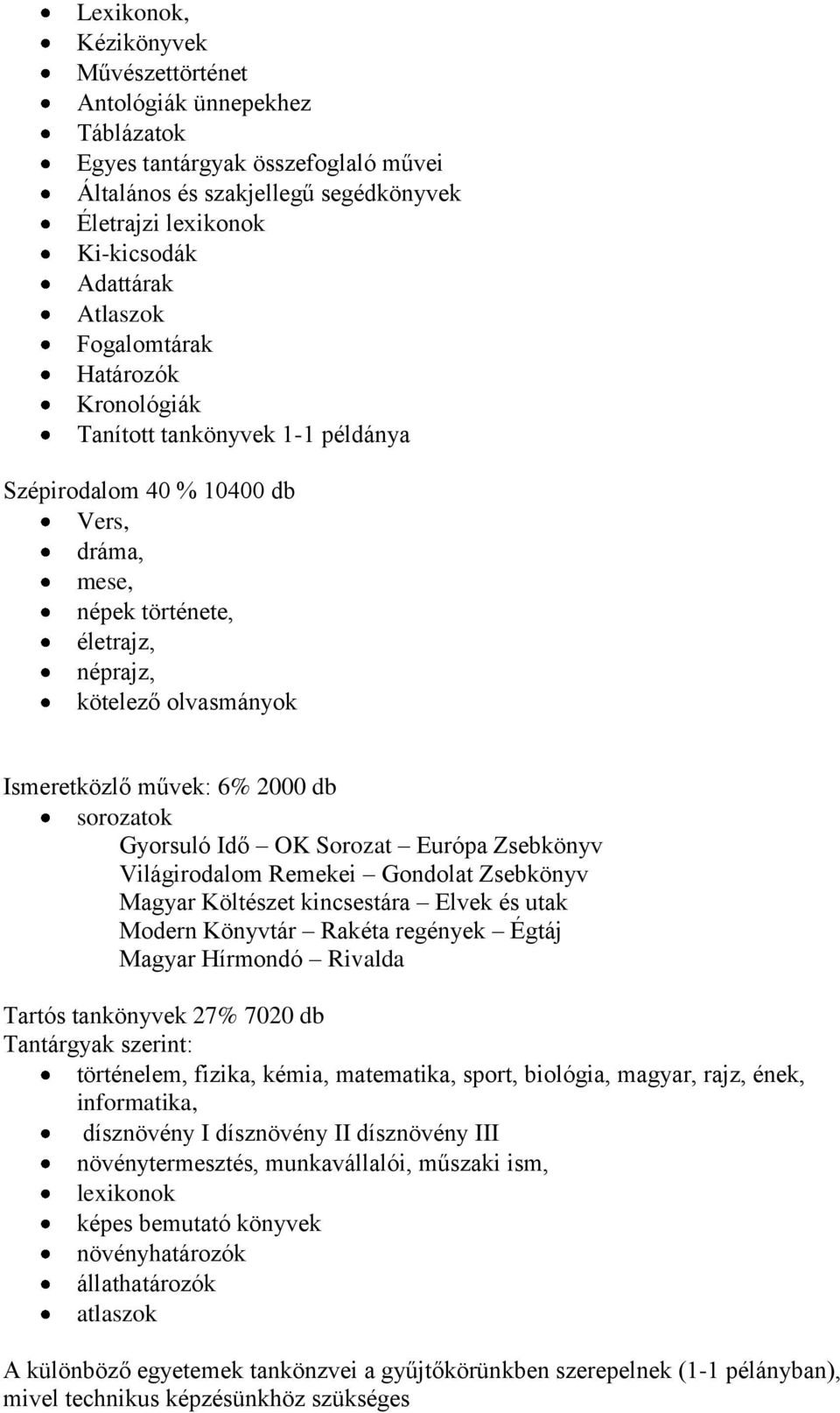 db sorozatok Gyorsuló Idő OK Sorozat Európa Zsebkönyv Világirodalom Remekei Gondolat Zsebkönyv Magyar Költészet kincsestára Elvek és utak Modern Könyvtár Rakéta regények Égtáj Magyar Hírmondó Rivalda