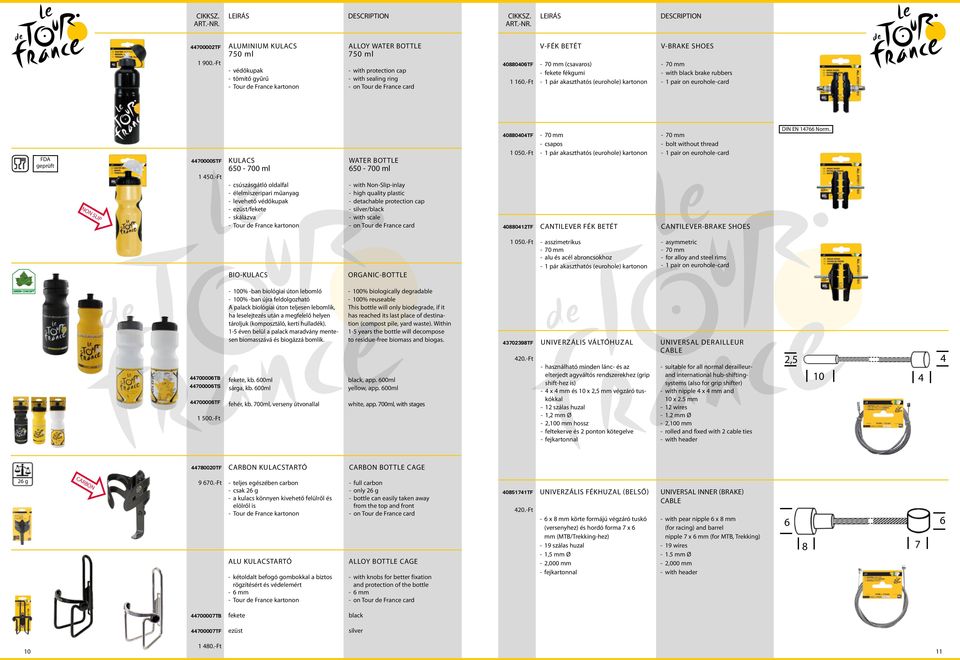 -Ft KULACS 650-700 ml - csúszásgátló oldalfal - élelmiszeripari műanyag - levehető védőkupak - ezüst/fekete - skálázva WATER BOTTLE 650-700 ml - with Non-Slip-inlay - high quality plastic -