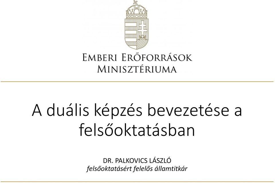 felsőoktatásban DR.