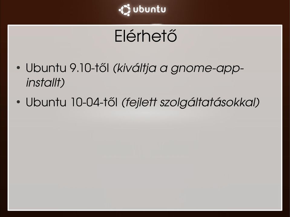 app installt) Ubuntu 10