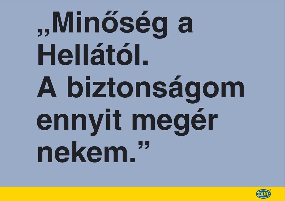 A biztonságom