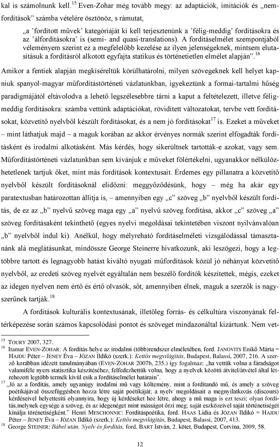 álfordításokra is (semi- and quasi-translations).