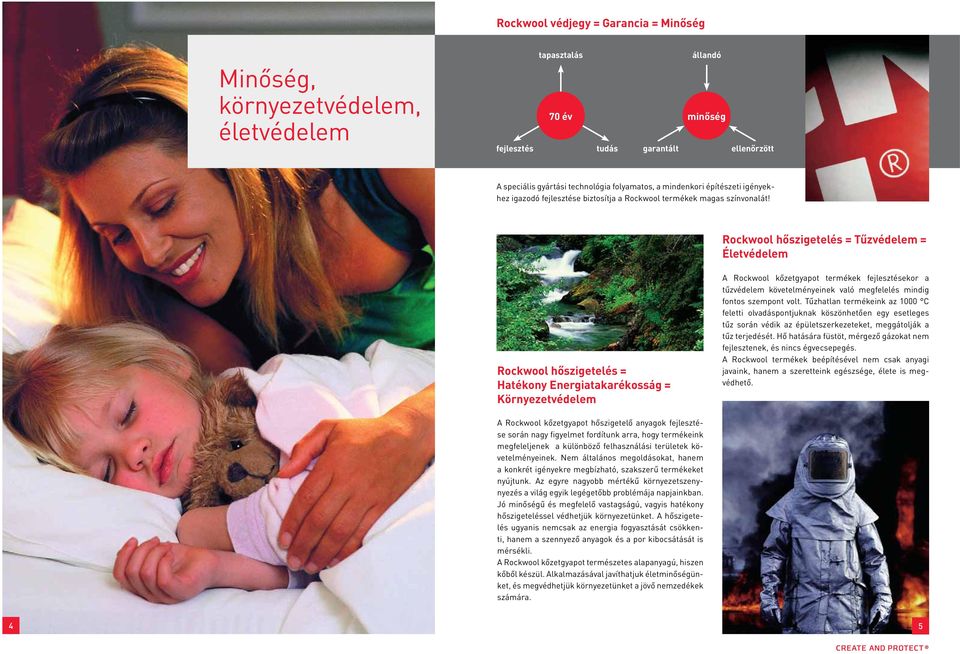 Rockwool hőszigetelés = Tűzvédelem = Életvédelem Rockwool hőszigetelés = Hatékony Energiatakarékosság = Környezetvédelem A Rockwool kőzetgyapot termékek fejlesztésekor a tűzvédelem követelményeinek
