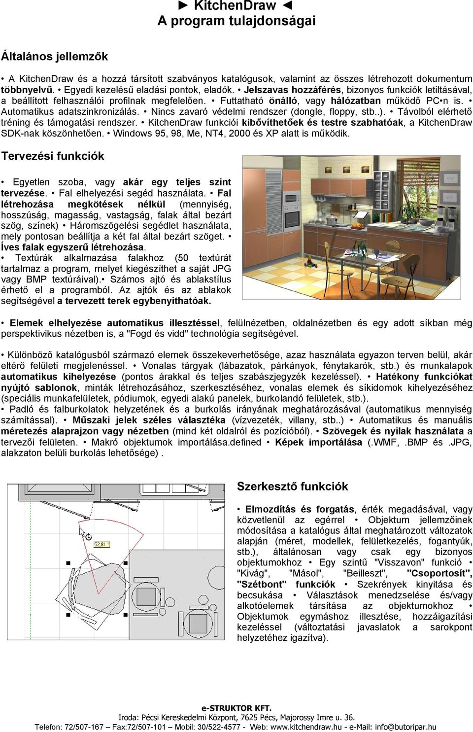 KitchenDraw Bútoripari szoftver Gyártóknak Kereskedőknek Tervezőknek -  Iparosoknak - PDF Ingyenes letöltés