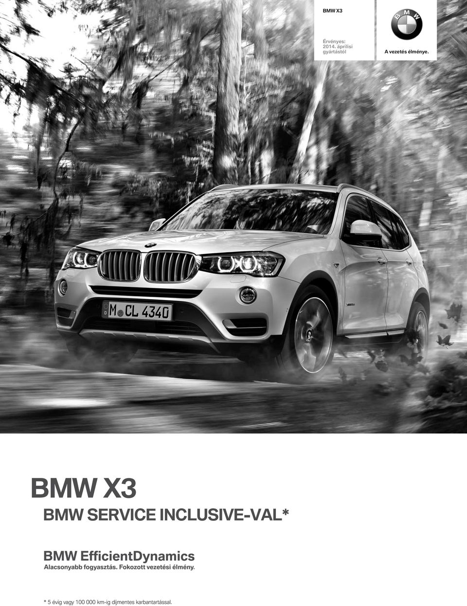 BMW X3 BMW SERVICE INCLUSIVE-VaL* * 5