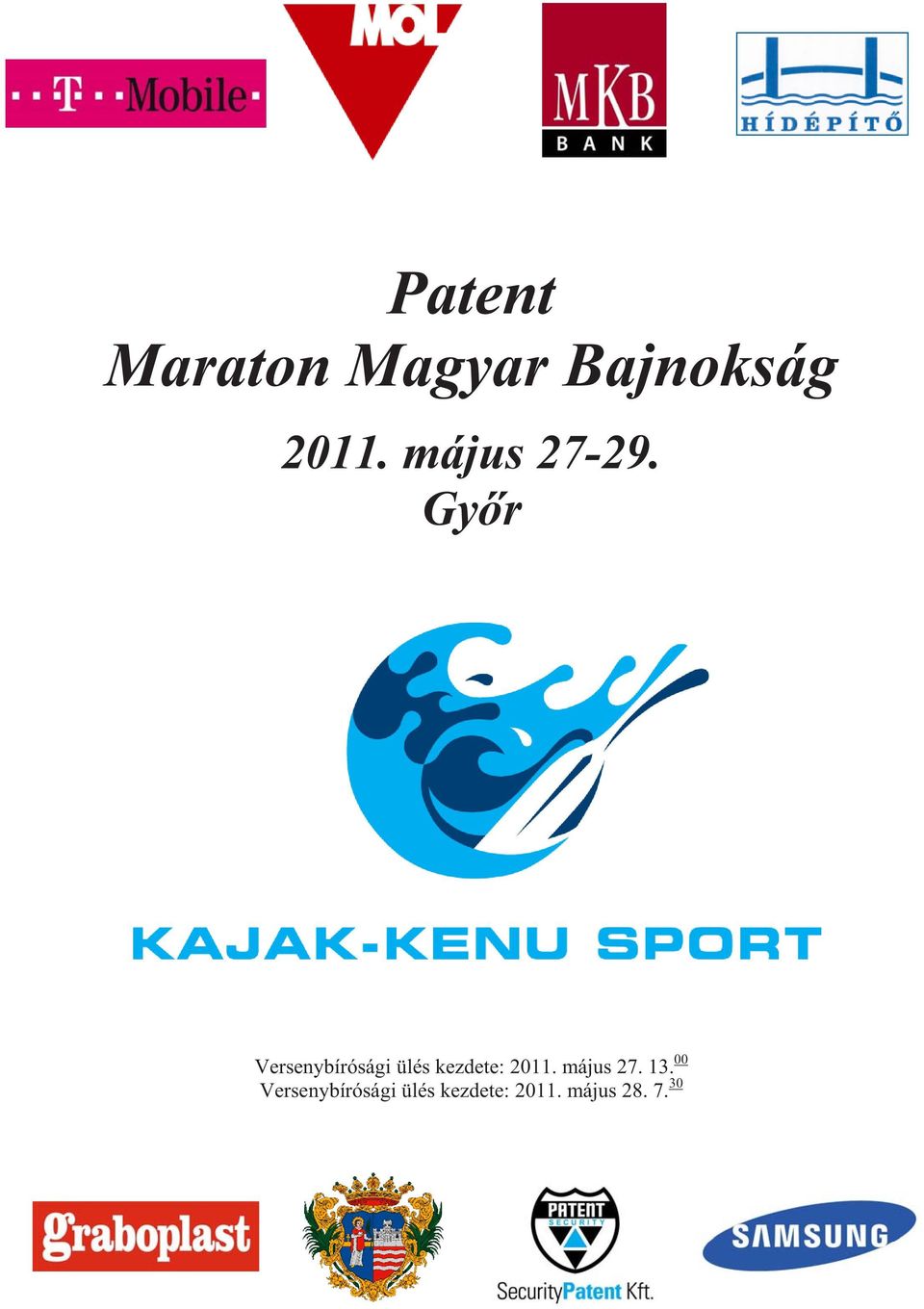 Patent Maraton Magyar Bajnokság - PDF Free Download