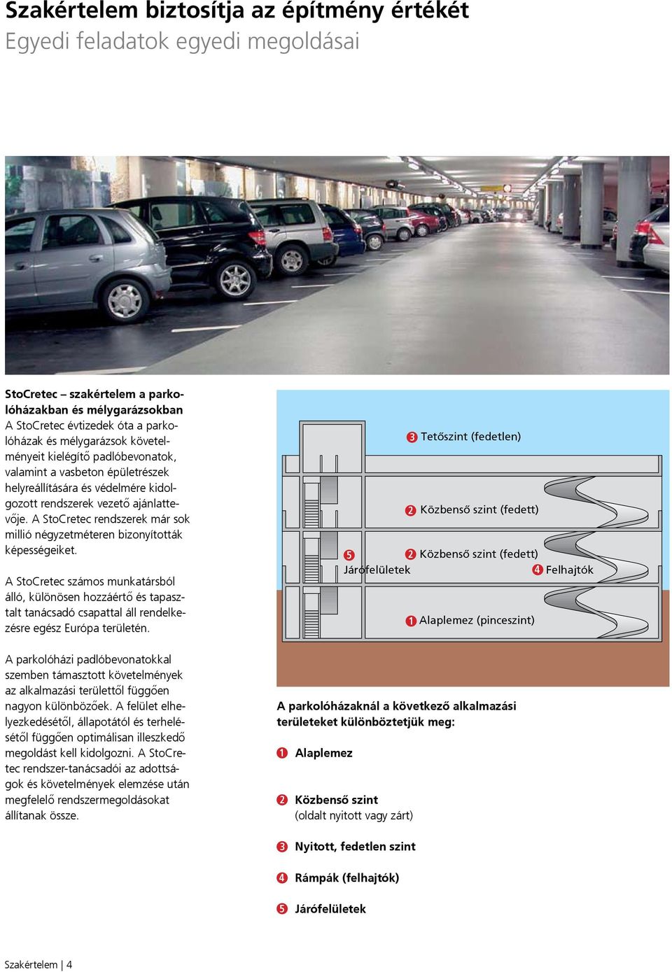 A StoCretec rendszerek már sok millió négyzetméteren bizonyították képességeiket.