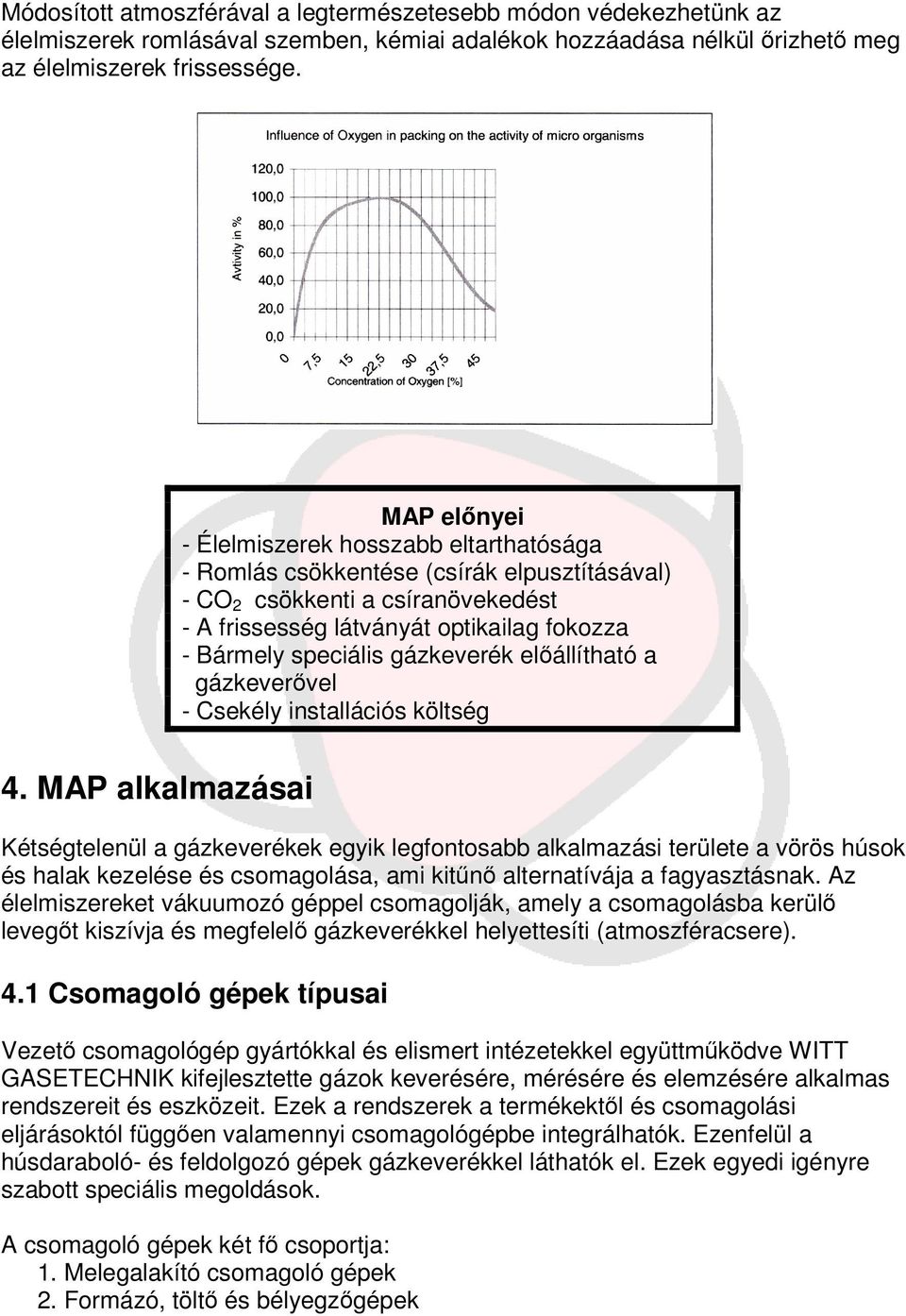 gázkeverék elállítható a gázkevervel - Csekély installációs költség 4.