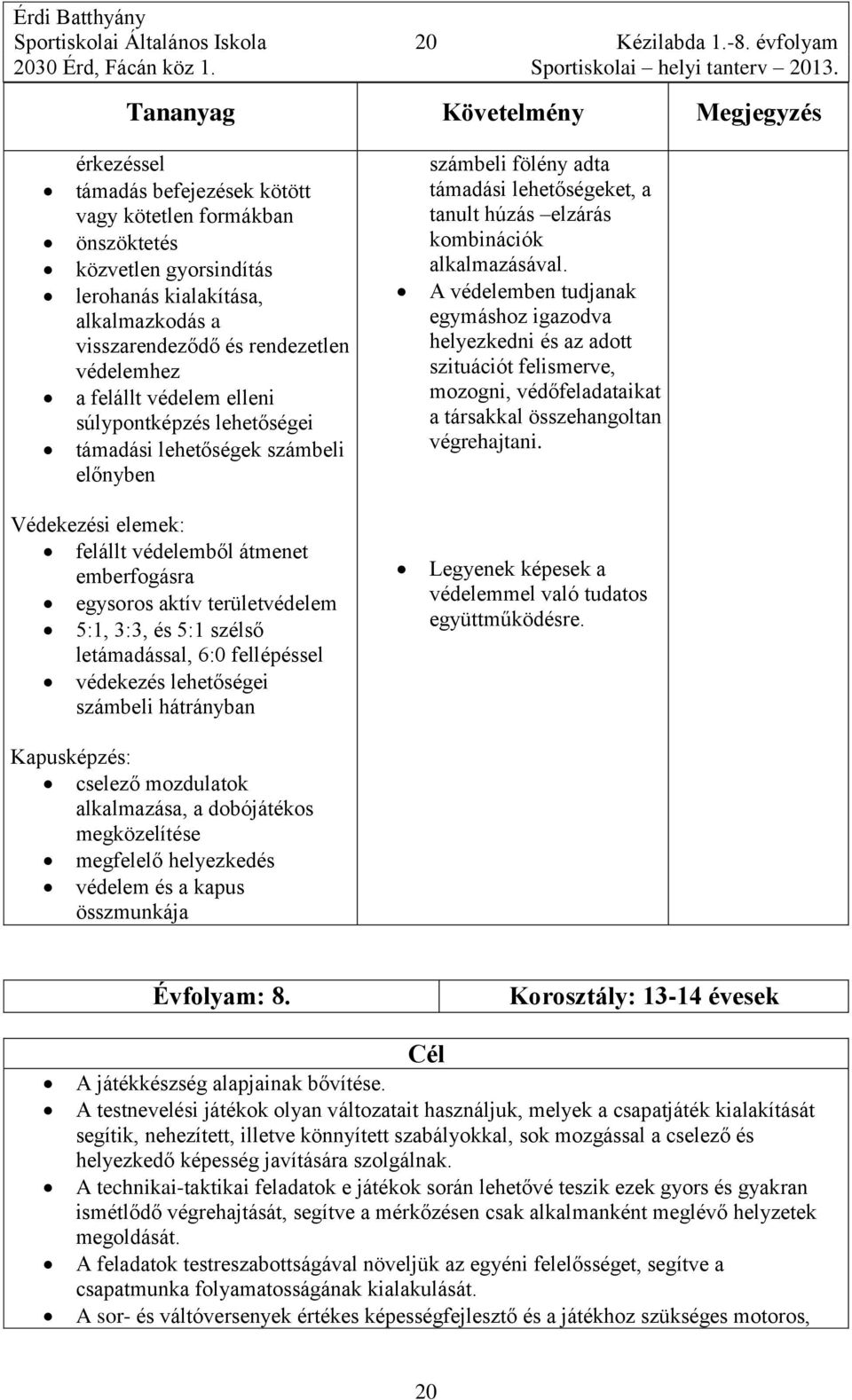 védelem elleni súlypontképzés lehetőségei támadási lehetőségek számbeli előnyben számbeli fölény adta támadási lehetőségeket, a tanult húzás elzárás kombinációk alkalmazásával.