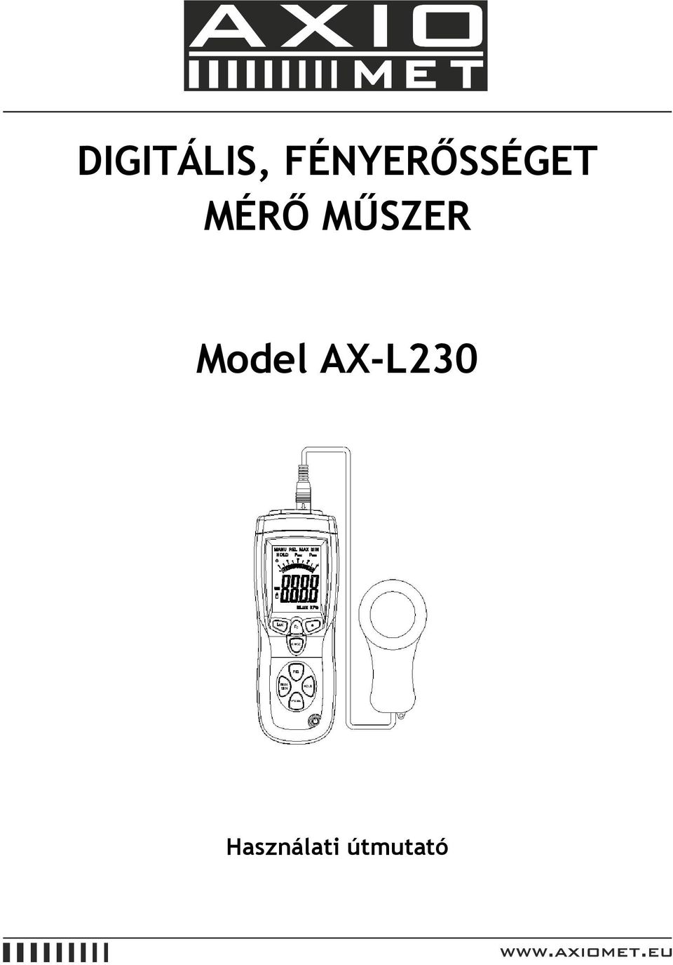 MÉRŐ MŰSZER Model