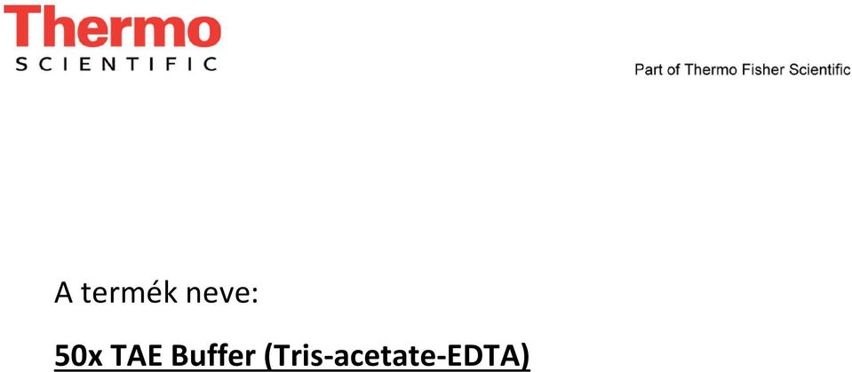 TAE Buffer