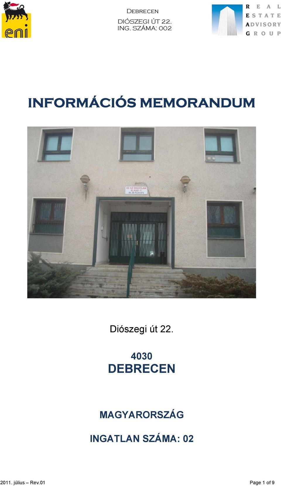 4030 DEBRECEN MAGYARORSZÁG