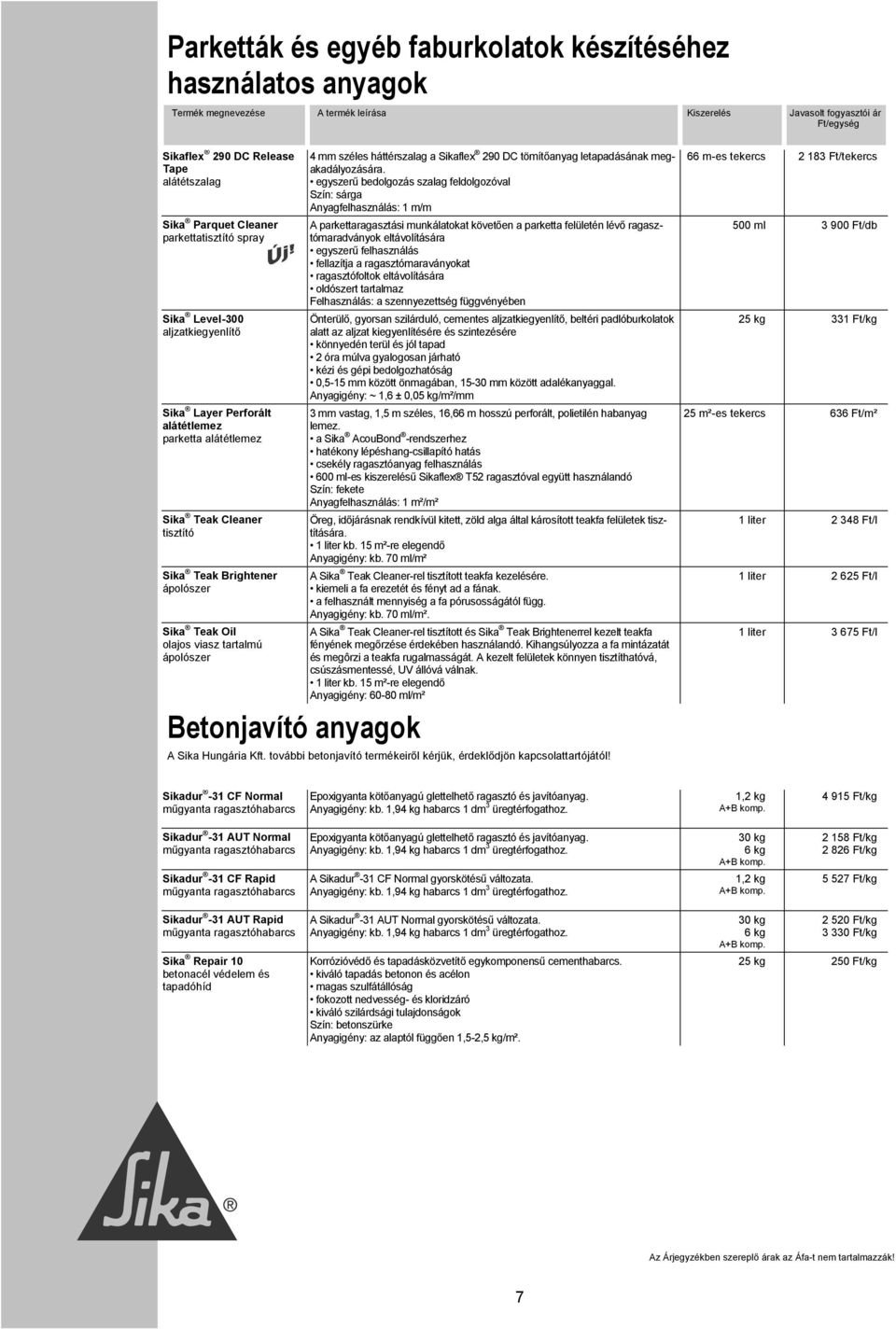 Sikaflex 290 DC tömítőanyag letapadásának megakadályozására.