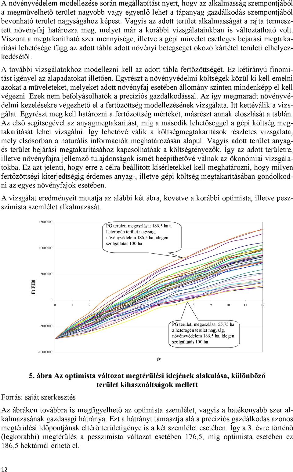 Viszont a megtakarítható szer mennyisége, illetve a gépi művelet esetleges bejárási megtakarítási lehetősége függ az adott tábla adott növényi betegséget okozó kártétel területi elhelyezkedésétől.