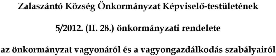 ) önkormányzati rendelete az