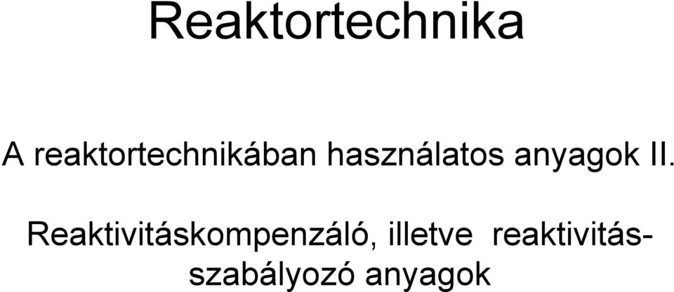 anyagok II.