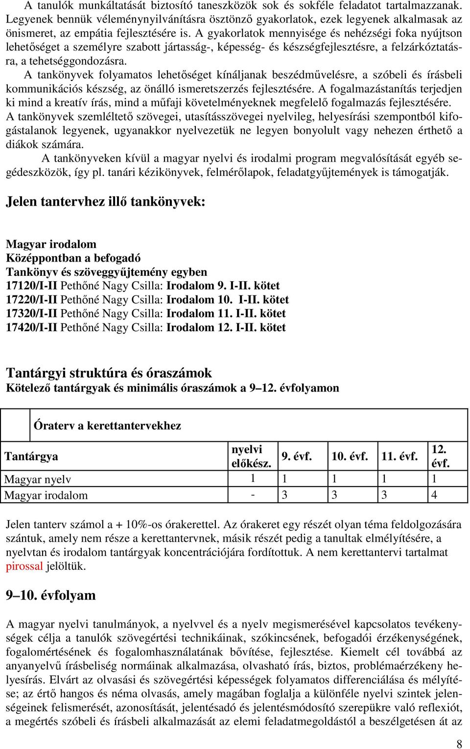 A gyakorlatok mennyisége és nehézségi foka nyújtson lehetőséget a személyre szabott jártasság-, képesség- és készségfejlesztésre, a felzárkóztatásra, a tehetséggondozásra.