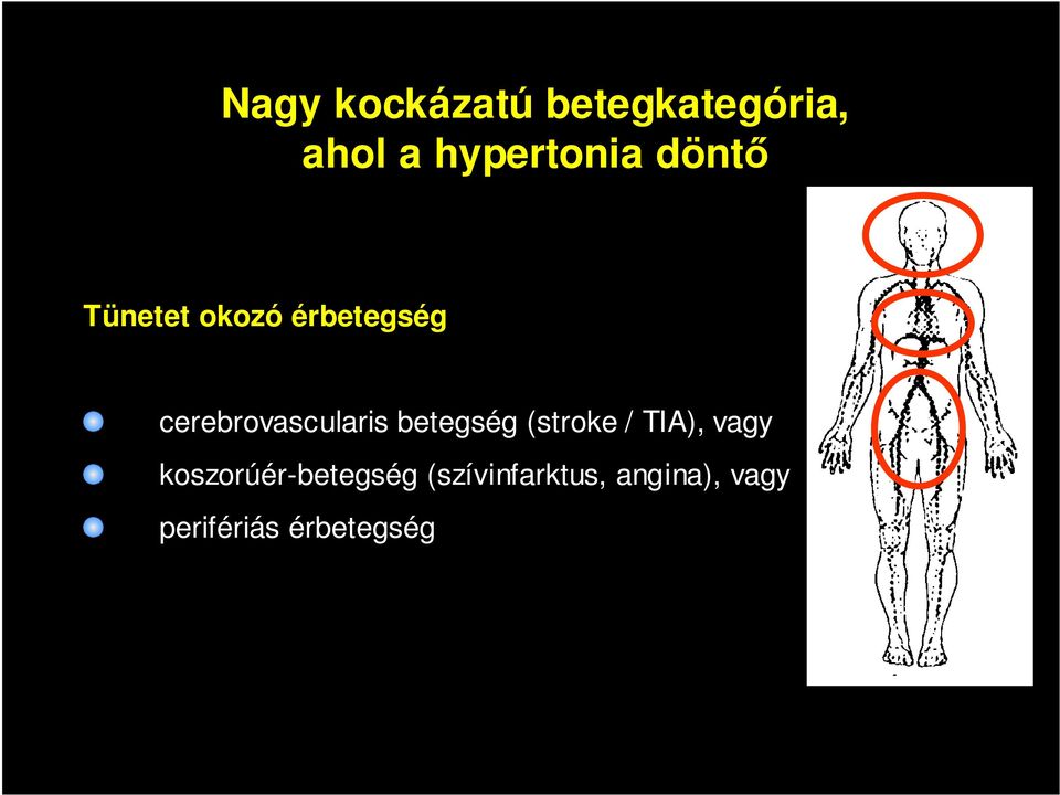 betegség (stroke / TIA), vagy koszorúér-betegség