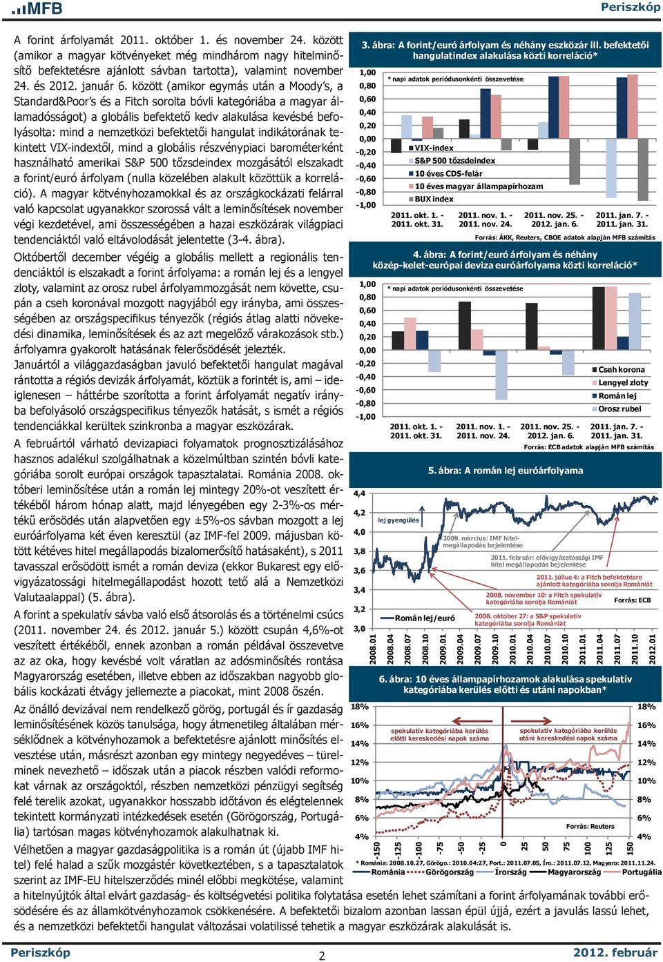 befektetői hangulat indikátorának tekintett VIX-indextől, mind a globális részvénypiaci barométerként használható amerikai S&P 5 tőzsdeindex mozgásától elszakadt a forint/euró árfolyam (nulla