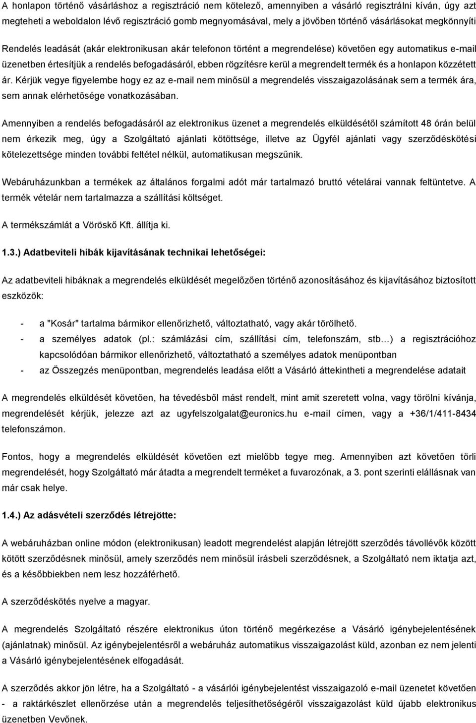 Általános szerződési feltételek - PDF Ingyenes letöltés