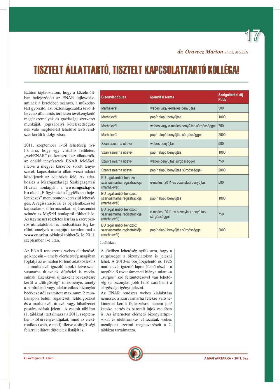 magánszemélyek és gazdasági szervezet munkáját, jogszabályi kötelezettségüknek való megfelelést lehetővé tevő rendszer került kidolgozásra. 2011.