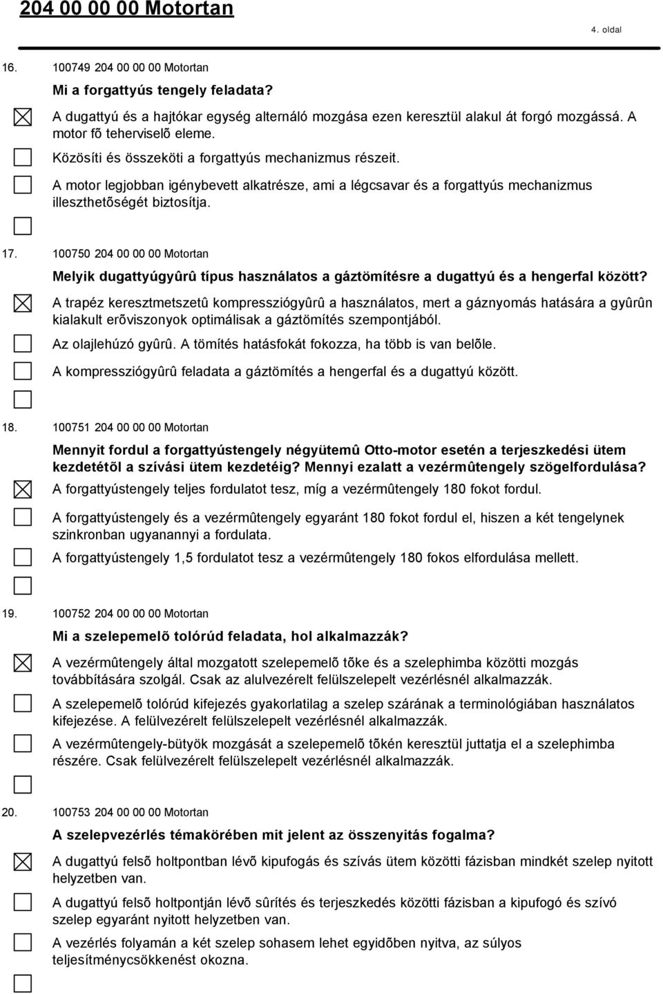 Motortan - PDF Ingyenes letöltés