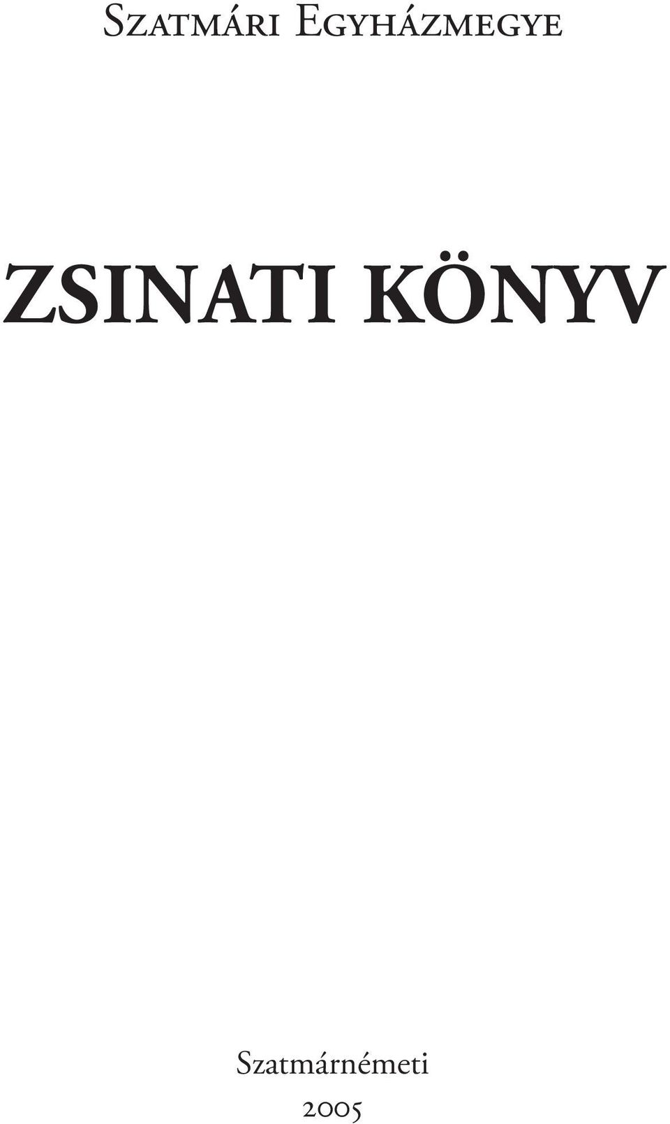 Zsinati Könyv