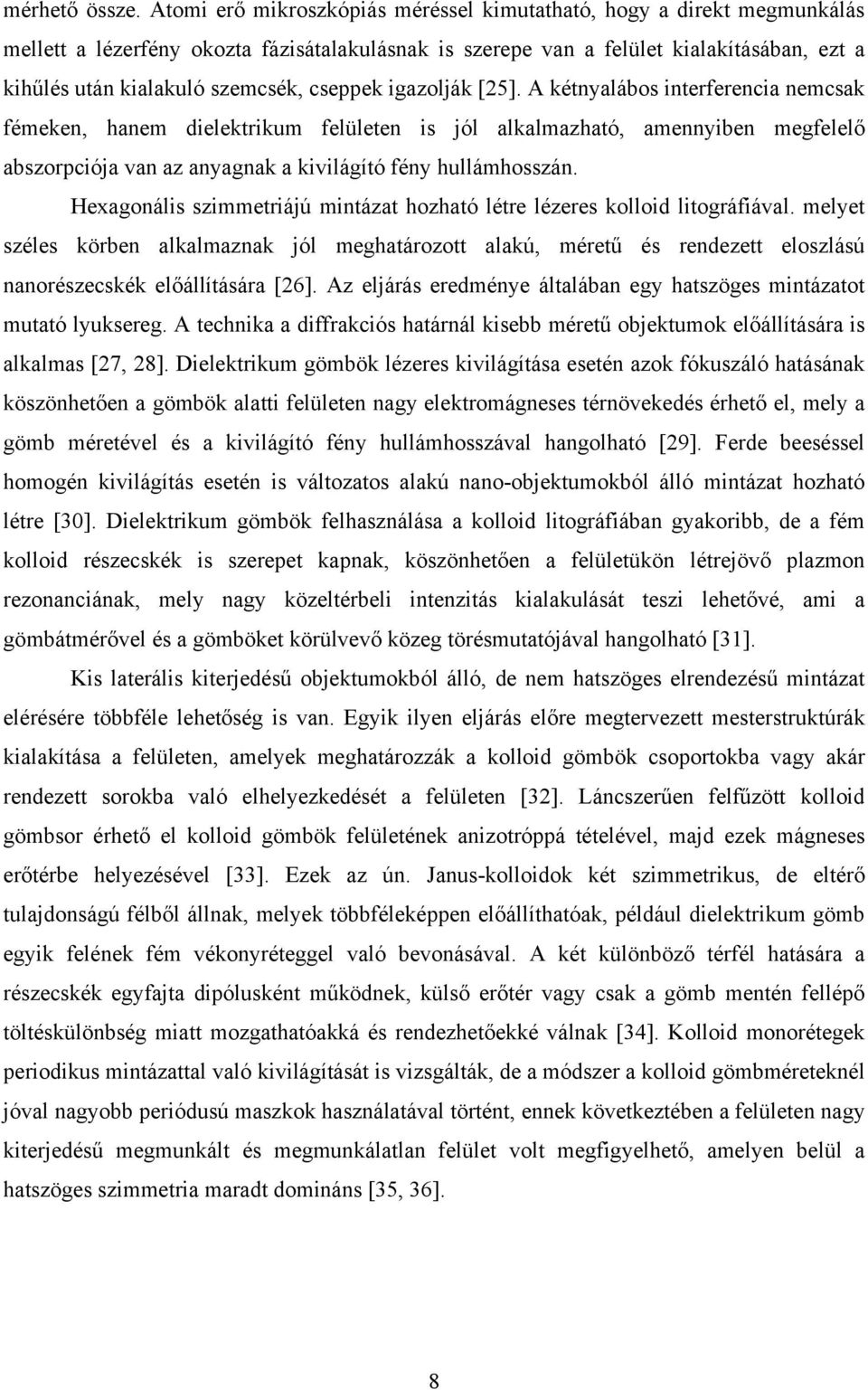 cseppek igazolják [25].