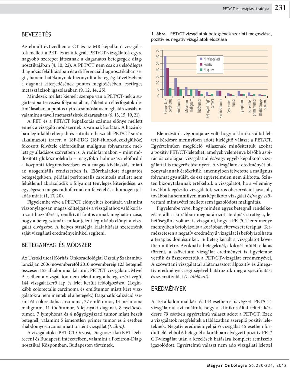 A PET/CT nem csak az elsődleges diagnózis felállításában és a differenciáldiagnosztikában segít, hanem hatékonynak bizonyult a betegség követésében, a daganat kiterjedésének pontos megítélésében,