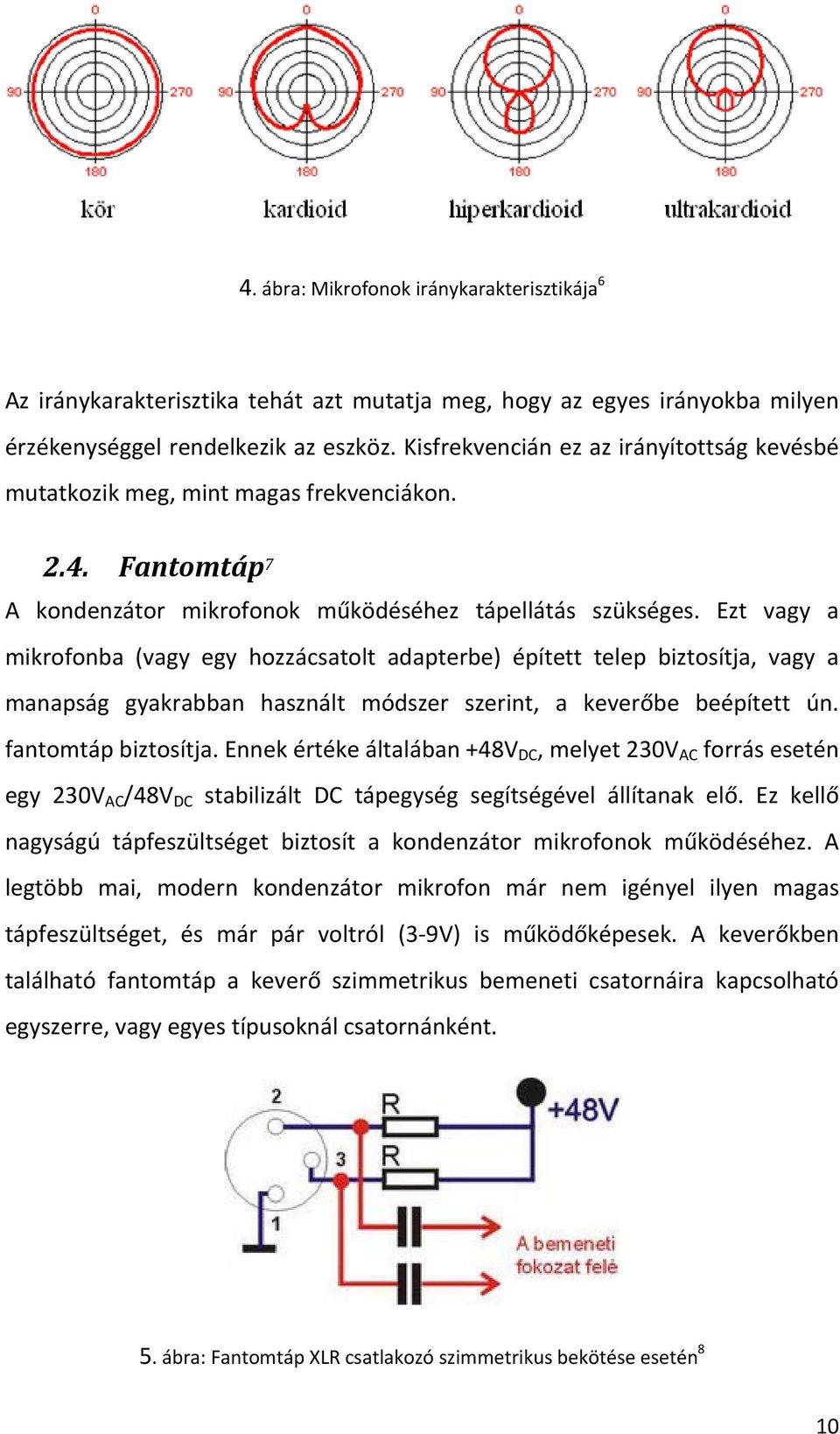 Ezt vagy a mikrofonba (vagy egy hozzácsatolt adapterbe) épített telep biztosítja, vagy a manapság gyakrabban használt módszer szerint, a keverőbe beépített ún. fantomtáp biztosítja.
