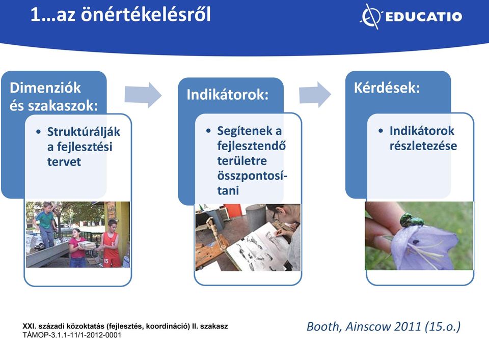 Segítenek a fejlesztendő területre összpontosítani