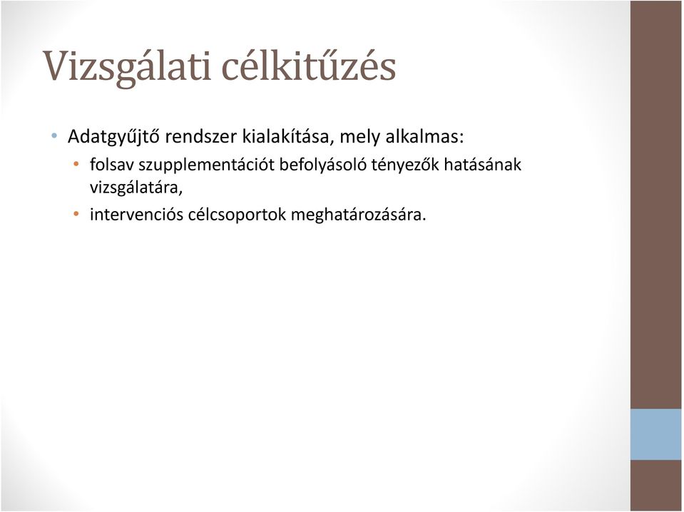 szupplementációt befolyásoló tényezők