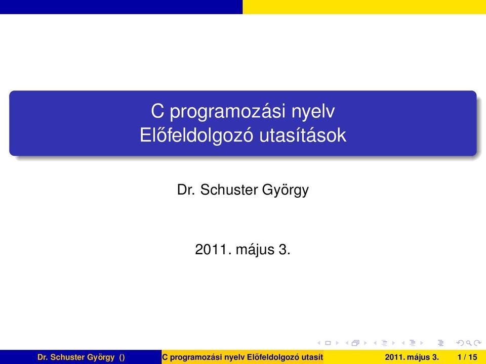 3 Dr Schuster György ()  utasítások 2011