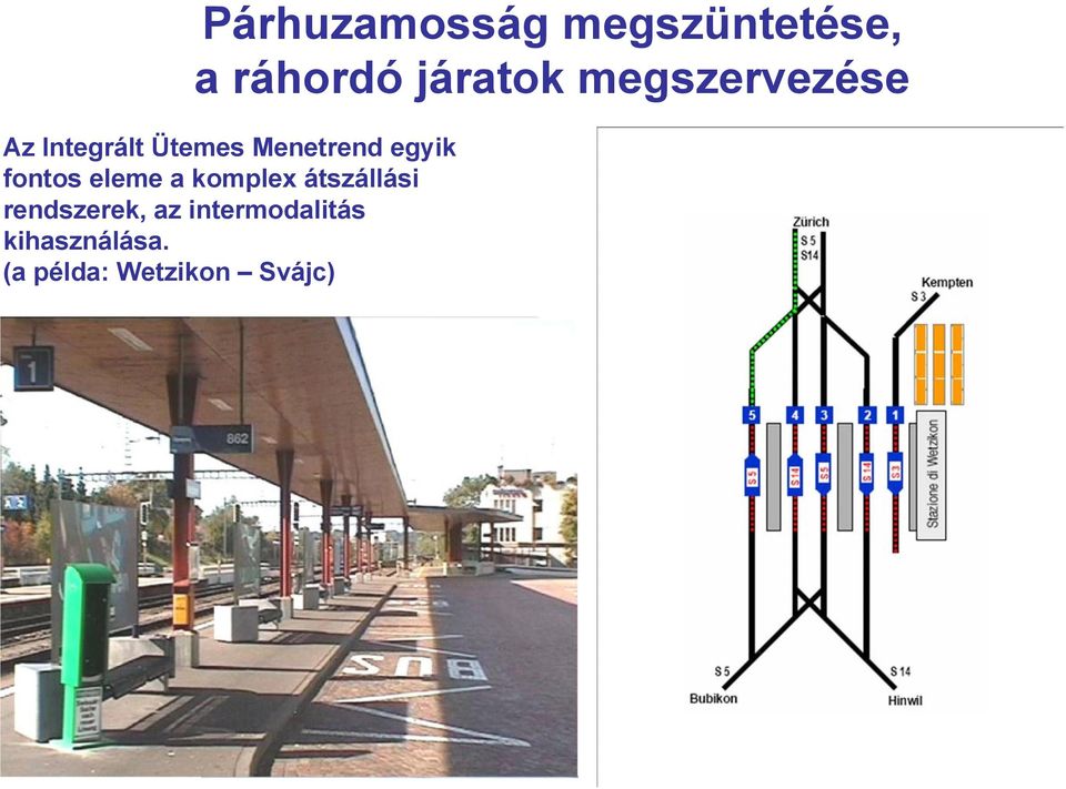 fontos eleme a komplex átszállási rendszerek, az