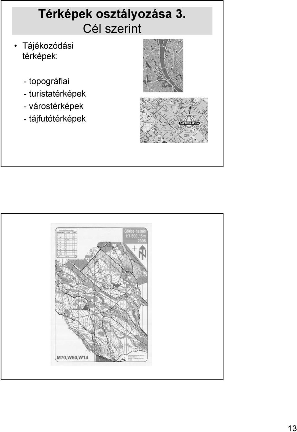 térképek: - topográfiai -