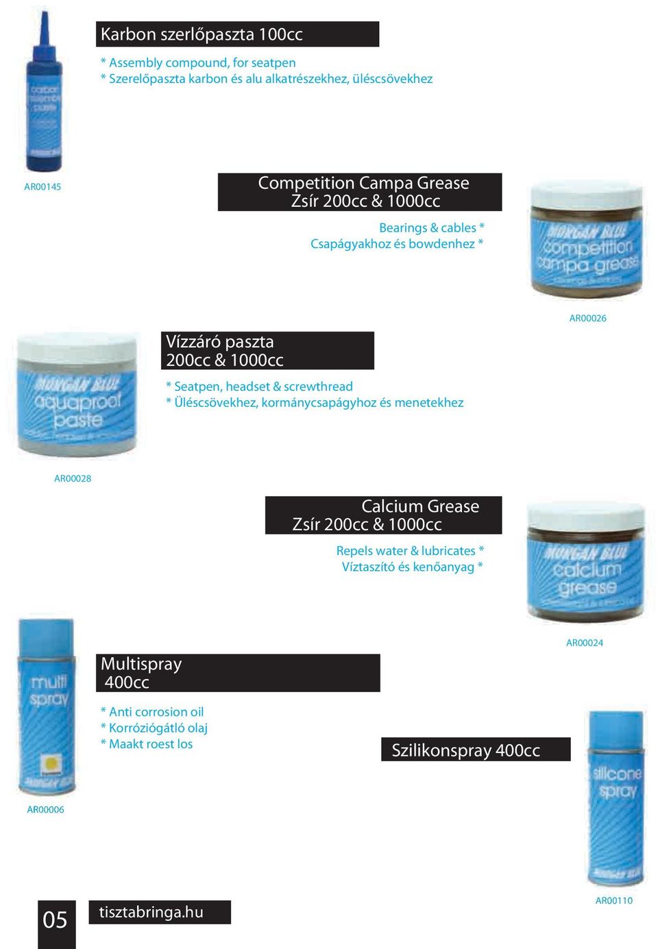 screwthread * Üléscsövekhez, kormánycsapágyhoz és menetekhez AR00026 AR00028 Calcium Grease Zsír 200cc & 1000cc Repels water & lubricates *