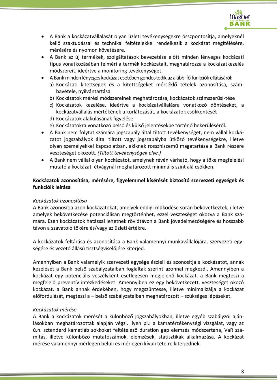 tevékenységet.