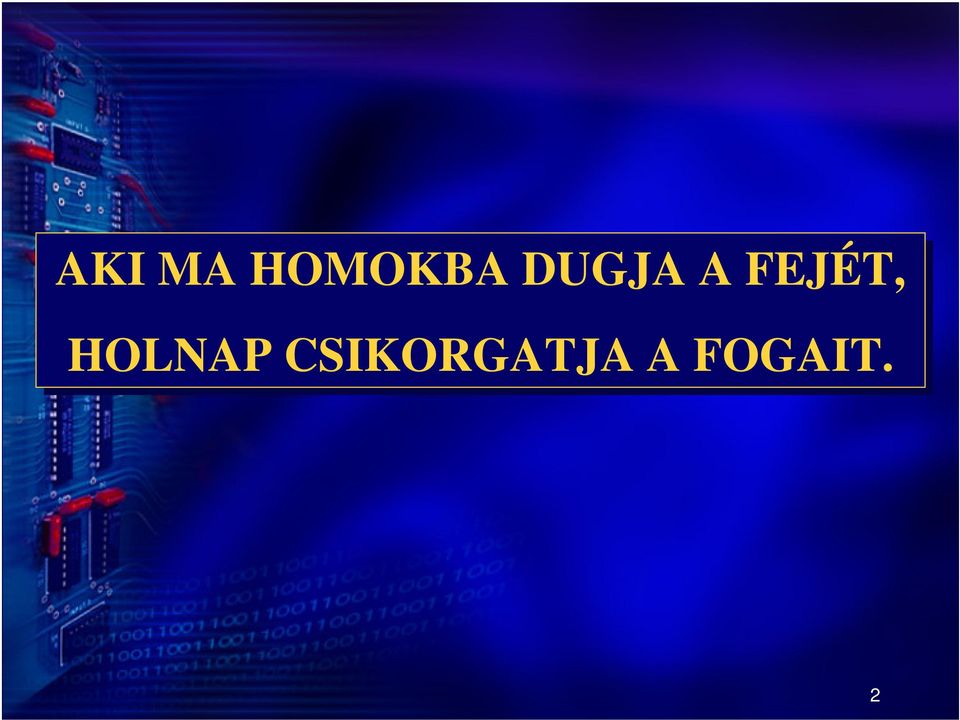 HOLNAP