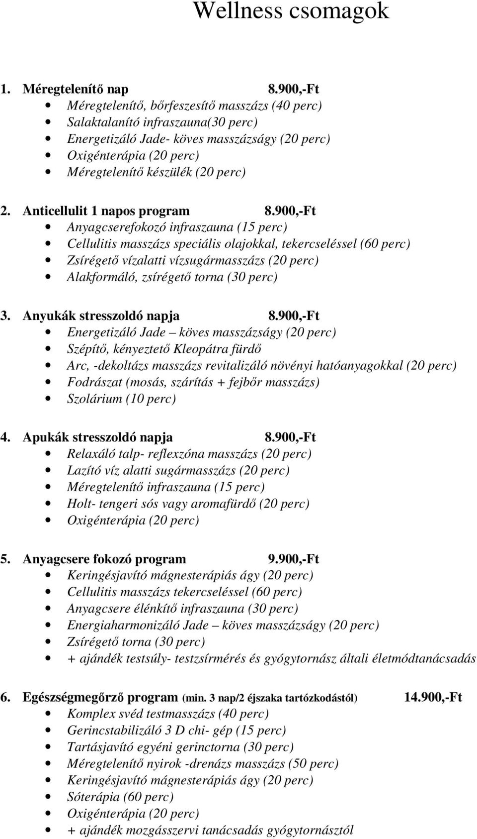 Anticellulit 1 napos program 8.